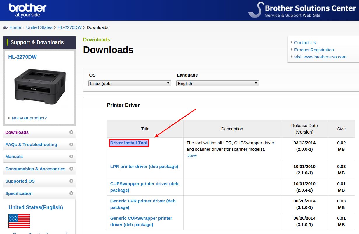 how to install brother printer driver on ubuntu 17.10